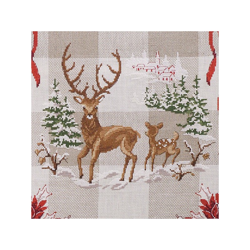 Aïda : Torchon «Noël enchanteur»