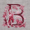 Grille de l'ABC complet « Toile de Jouy »