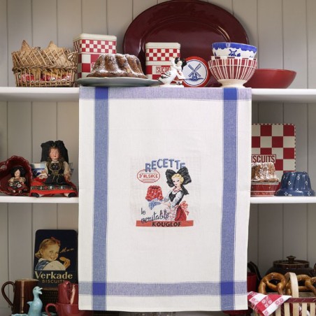 Aïda « l’Alsacienne » Tea towel