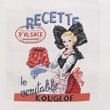 Aïda « l’Alsacienne » Tea towel