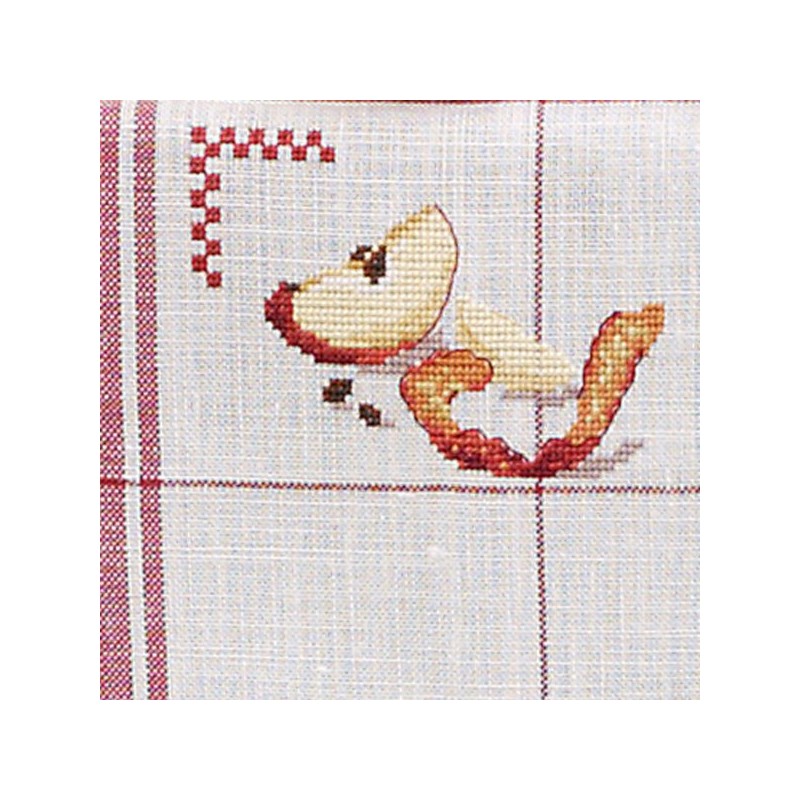 Linen «Apple pie» Tea towel