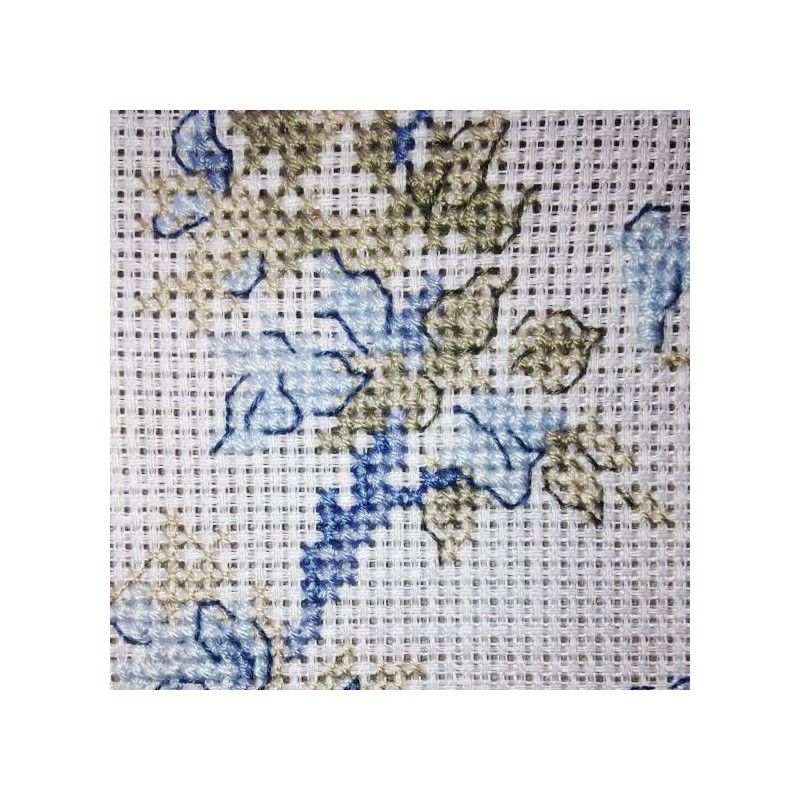 Aïda «Toile de Jouy» Blue Cushion