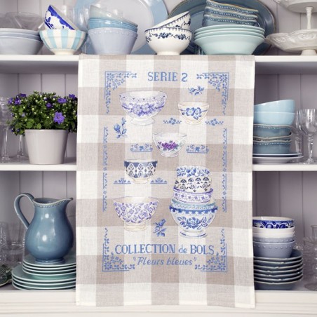 Aïda «Collection of bowls N°2» Tea towel