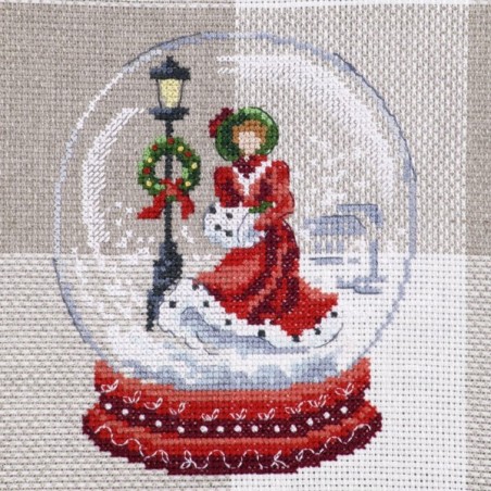 Aïda «Snow globes» Tea towel