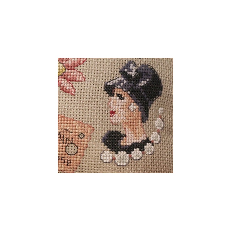 Aida: Maxi pouch «Daisy» to cross stitch