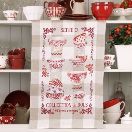 Aïda «Collection of bowls N°3» Tea towel