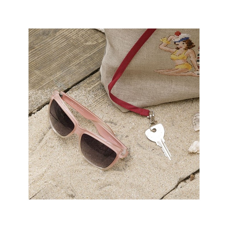 Linen « Biarritz » Maxi pouch