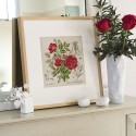 Linen rose study « Duc de Wellington » (maxi-pattern)