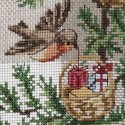 Aïda : Torchon « Mon beau sapin » à broder au point de croix