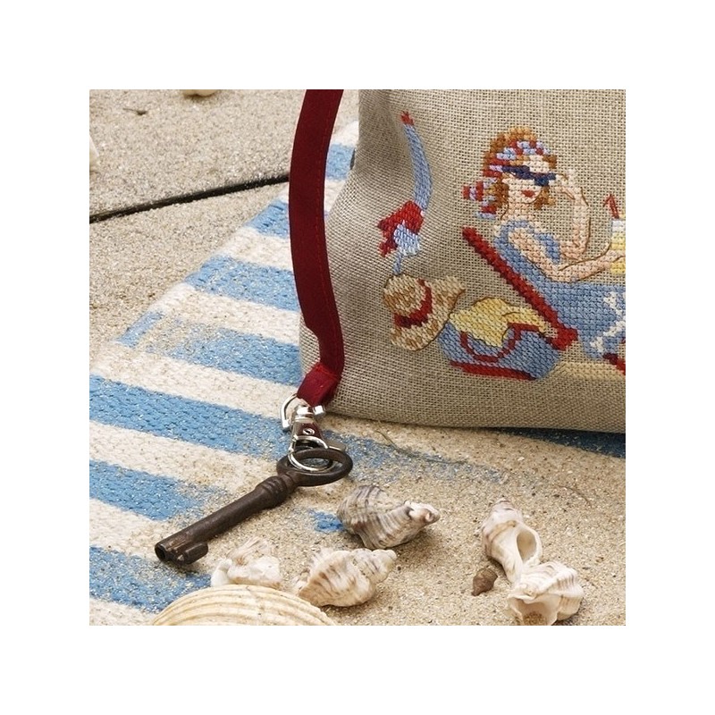 Linen «Saint Jean de Luz» Maxi pouch