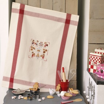  Aïda « Petits biscuits» Tea towel 