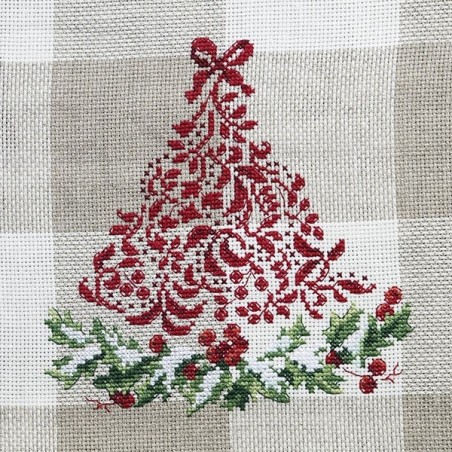 Aïda «Christmas trees» Tea towel