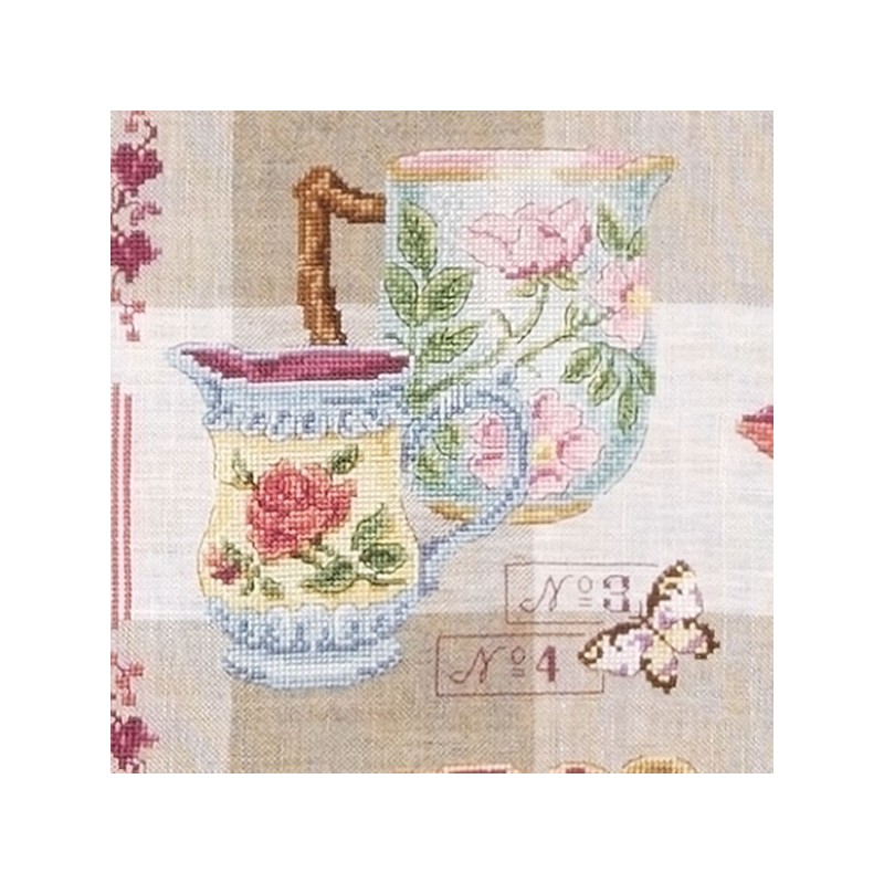 Linen «Collection de pichets» Tea towel