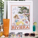Aïda : «Riviera» à broder au point de croix