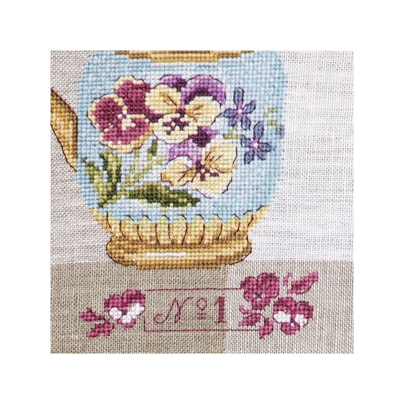 Linen «Collection de pichets» Tea towel