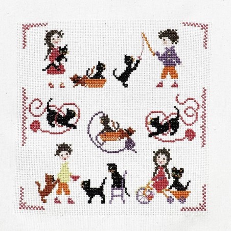 Aïda «Mistigris» Tea towel Aïda «Mistigris» Tea towel