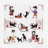 Aïda «Mistigris» Tea towel Aïda «Mistigris» Tea towel