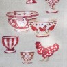 Aïda : Sets de table «Poulettes» à broder au point de croix Aïda : Sets de table «Poulettes» à broder au point de croix