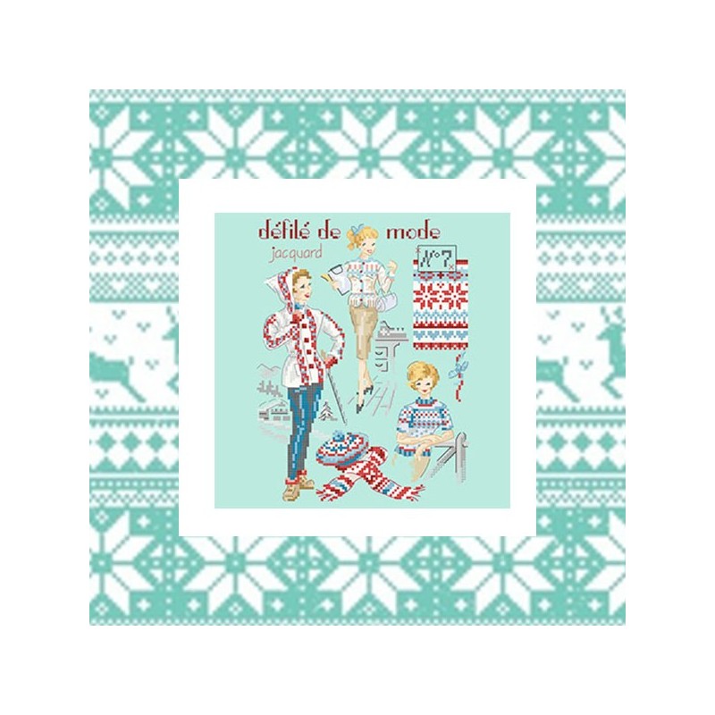 Grille : Défilé de mode N°7 «Le jacquard»