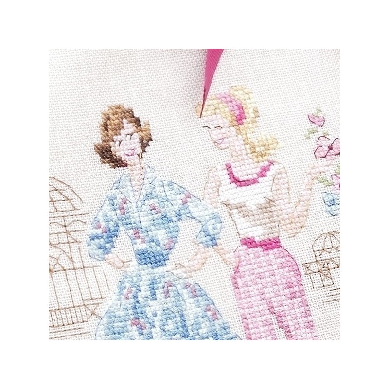 Lin : Sac porté épaule «Jardin des plantes»