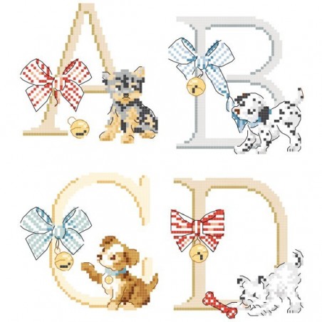 «Jolis Toutous» Alphabet Chart «Jolis Toutous» Alphabet Chart
