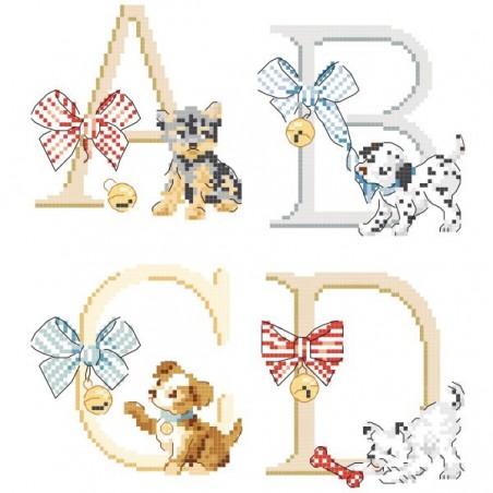 «Pretty doggies» Alphabet Chart