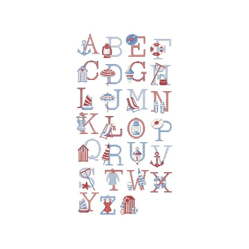 «Rivages» Alphabet Chart