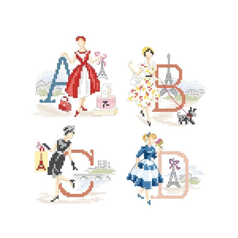 Le grand Alphabet «Les Parisiennes»