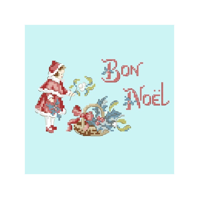 « Little girl with mistletoe » Chart