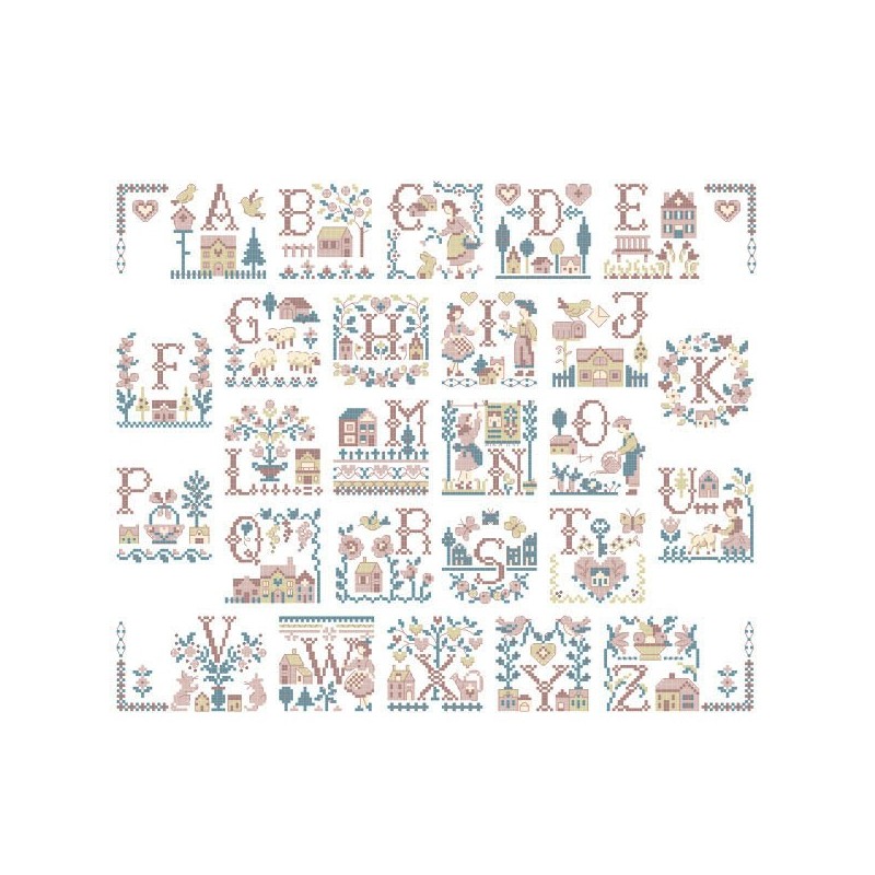 « Countryside » Alphabet Chart