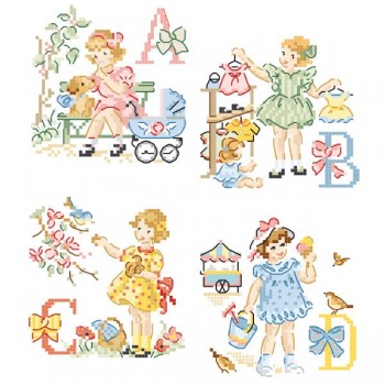 Le grand ABC «Les petites filles modèles»