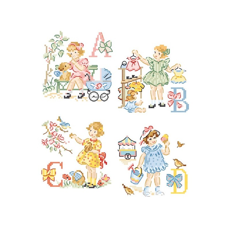 Le grand ABC des petites filles modèles