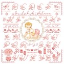 The little pink « Baby » Alphabet chart