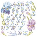 The little « Iris » Alphabet chart