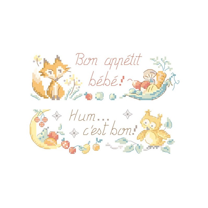 Bon Appetit My Baby Chart Les Brodeuses Parisiennes Bon Appetit My Baby Chart Les Brodeuses Parisiennes