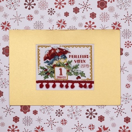 « Embroidered greetings cards » N°1 A vspecial story in 31 charts