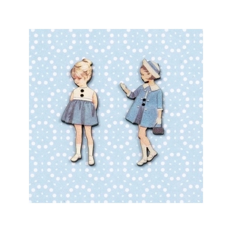 2 boutons « Annie et Sophie »