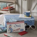 Aïda : Pochette « Bon voyage » à broder au point de croix