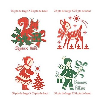 « Little Christmas » red and green Chart