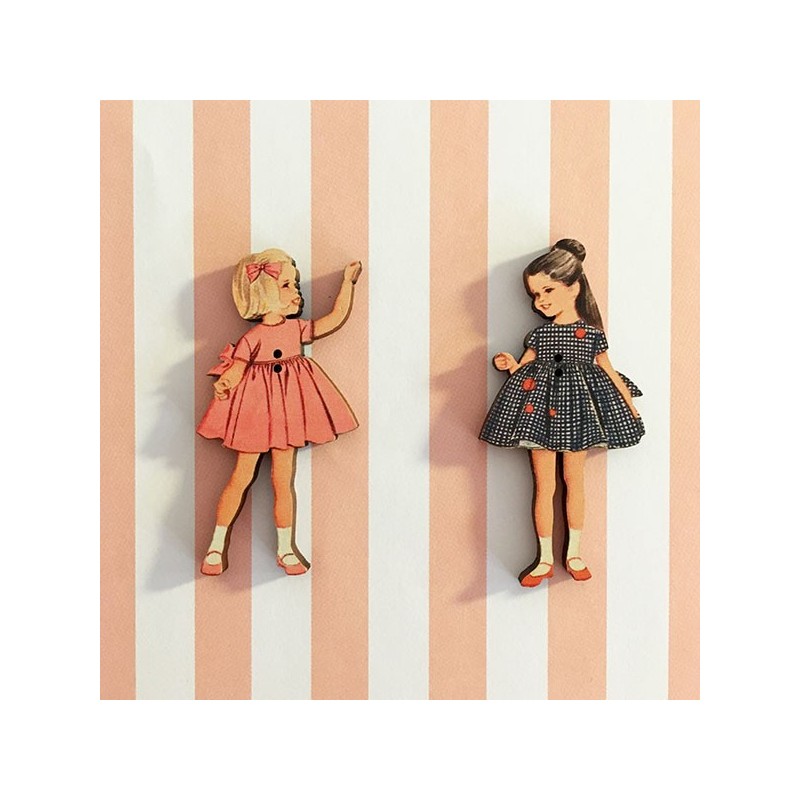2 boutons « Liliane et Jeanne »