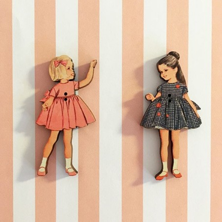 2 boutons « Liliane et Jeanne »