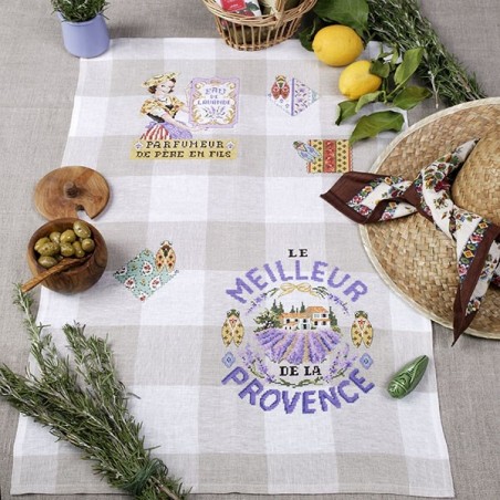 Aïda « Lavender water » Tea towel