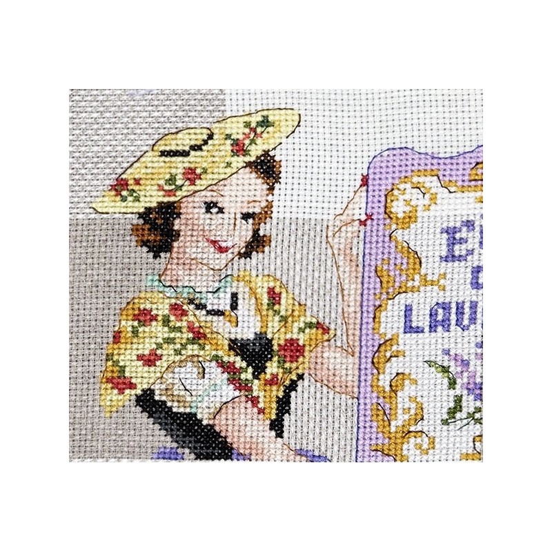 Aïda : Torchon «Eau de lavande»