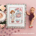 « Myosotis » Scalloped Frame
