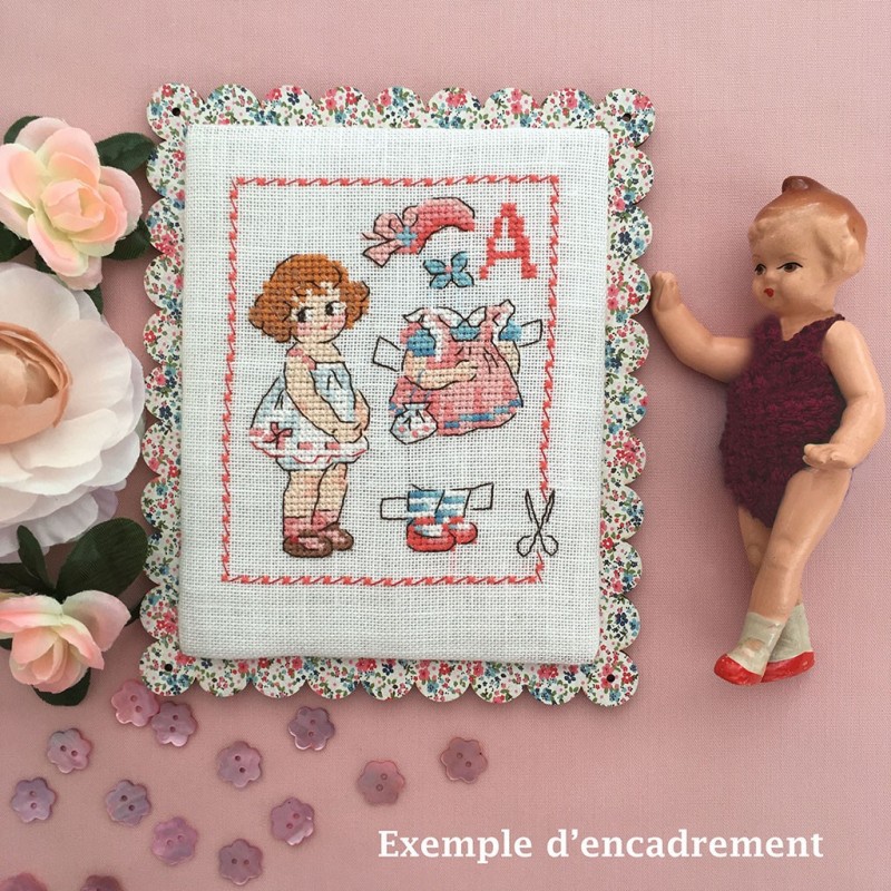 «Paper dolls» A big alphabet chart