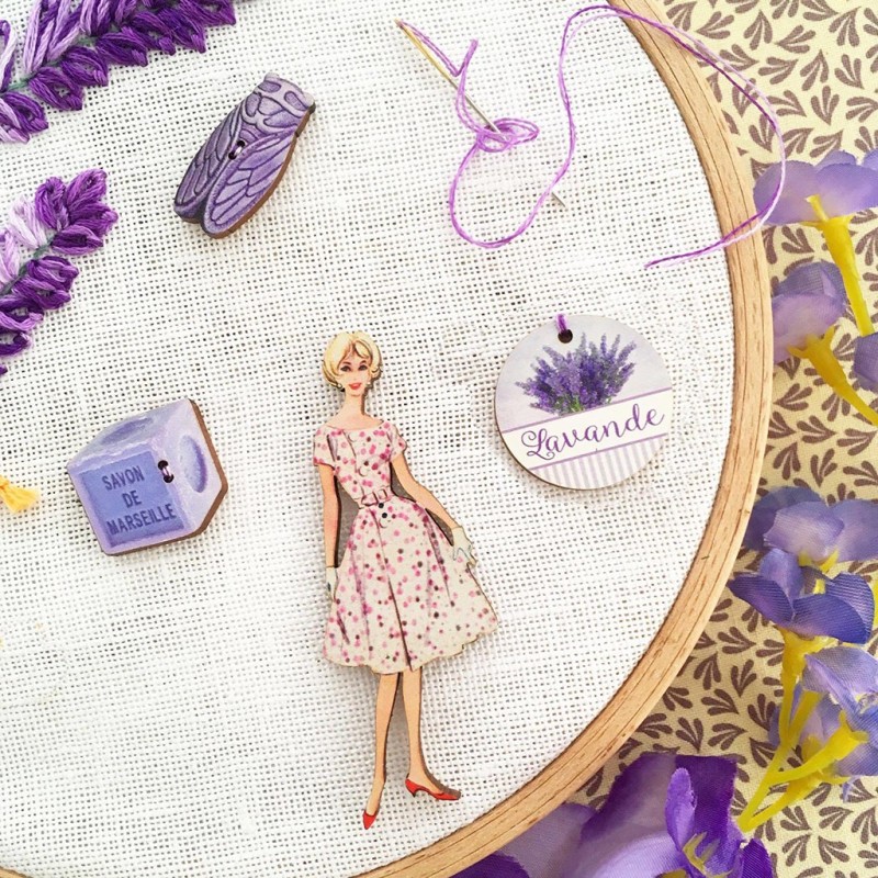 4 buttons « Provence »