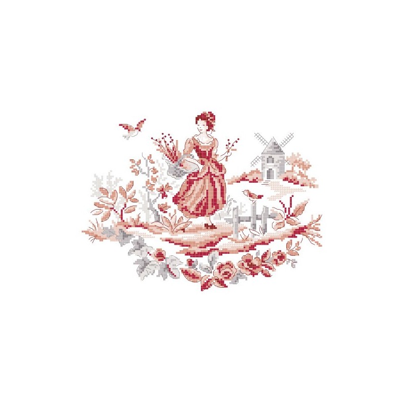 Grille « La meunière » Rouge