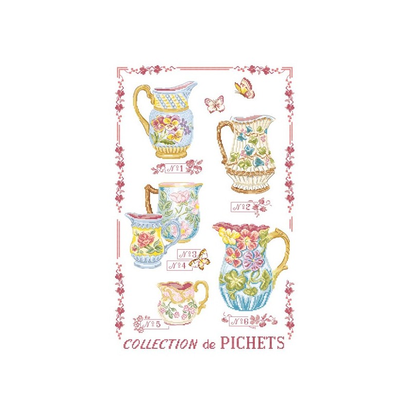 Grille «Collection de pichets»