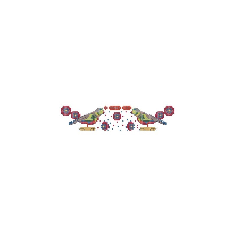 Grille « 2 petits oiseaux »