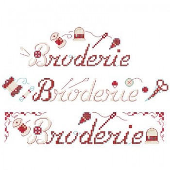 3 grilles « Broderie»